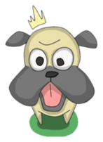 papi d' pup' sticker #12189224