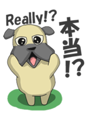 papi d' pup' sticker #12189226