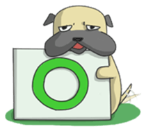 papi d' pup' sticker #12189230