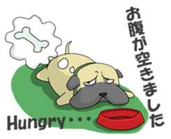 papi d' pup' sticker #12189234