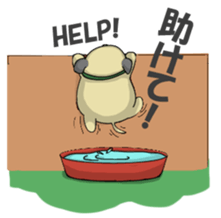 papi d' pup' sticker #12189237