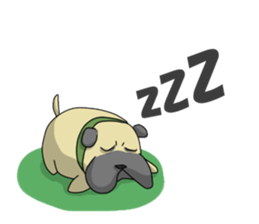 papi d' pup' sticker #12189243