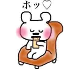 Pink cheeks bear of the Hakata dialect sticker #12189284