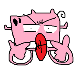 Fertilizer house with sow<love> sticker #12189527