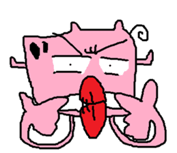 Fertilizer house with sow<love> sticker #12189527