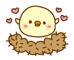 Move! Marshmallow chick 4 sticker #12189943