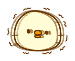 Move! Marshmallow chick 4 sticker #12189961