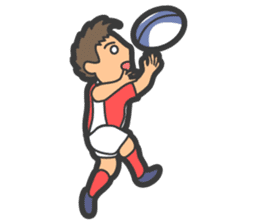 Rugby football sticker #12190519