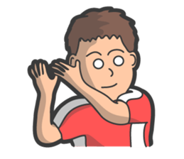 Rugby football sticker #12190525