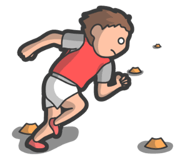 Rugby football sticker #12190543