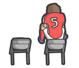 Rugby football sticker #12190546