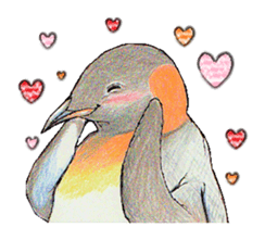 King penguins sticker #12190985
