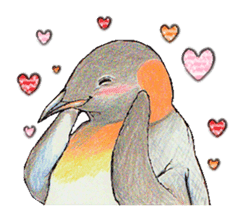 King penguins sticker #12190985