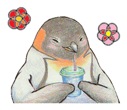 King penguins sticker #12190986