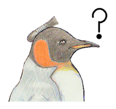 King penguins sticker #12190989