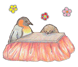 King penguins sticker #12190995