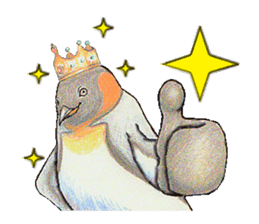 King penguins sticker #12191003