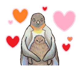 King penguins sticker #12191007