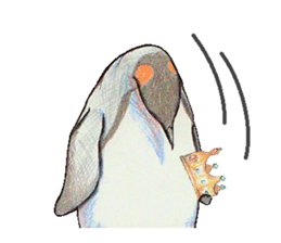 King penguins sticker #12191008