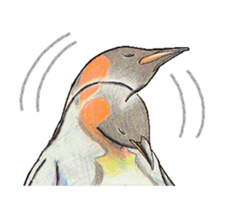 King penguins sticker #12191009