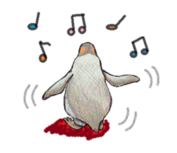 King penguins sticker #12191012