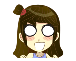 Girl cute animation (nong.Fa) sticker #12191087