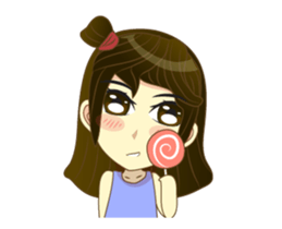Girl cute animation (nong.Fa) sticker #12191102