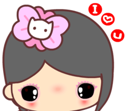 I love water flower sticker #12191122