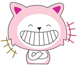 Sweet Pink Cat Second Day sticker #12191200