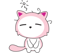 Sweet Pink Cat Second Day sticker #12191202