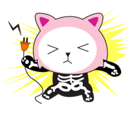 Sweet Pink Cat Second Day sticker #12191207