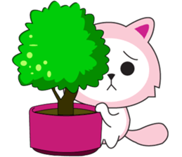 Sweet Pink Cat Second Day sticker #12191213