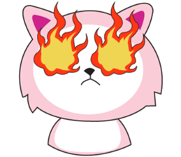 Sweet Pink Cat Second Day sticker #12191220