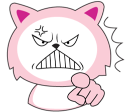 Sweet Pink Cat Second Day sticker #12191225