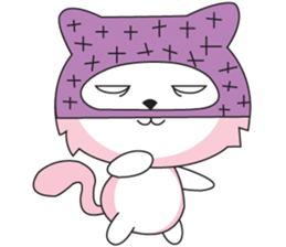 Sweet Pink Cat Second Day sticker #12191226