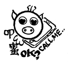 Pig Head 3.II More gizmos for recreation sticker #12191463