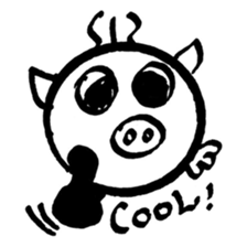 Pig Head 3.II More gizmos for recreation sticker #12191464