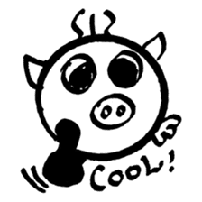 Pig Head 3.II More gizmos for recreation sticker #12191464