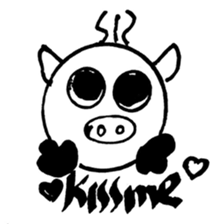 Pig Head 3.II More gizmos for recreation sticker #12191466