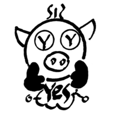 Pig Head 3.II More gizmos for recreation sticker #12191468