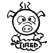 Pig Head 3.II More gizmos for recreation sticker #12191471