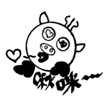 Pig Head 3.II More gizmos for recreation sticker #12191491