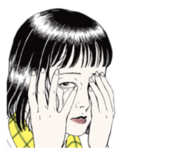 Suehiro Maruo's Amazing Freak Stamp v1 sticker #12191506