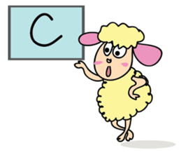 One of us: A Mischievous Golden Sheep sticker #12191707