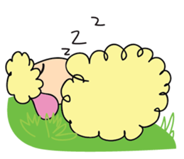 One of us: A Mischievous Golden Sheep sticker #12191710