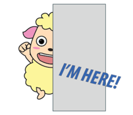 One of us: A Mischievous Golden Sheep sticker #12191711