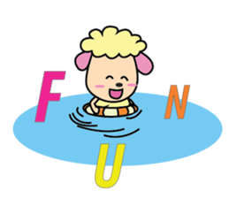 One of us: A Mischievous Golden Sheep sticker #12191713