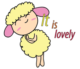 One of us: A Mischievous Golden Sheep sticker #12191722