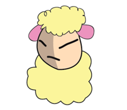 One of us: A Mischievous Golden Sheep sticker #12191737