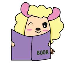 One of us: A Mischievous Golden Sheep sticker #12191741